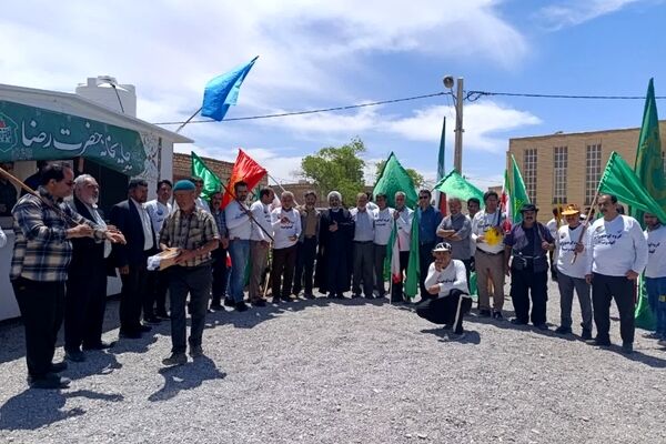 پرچم متبرک رضوی، تسلای دل پدر شهید جنگ رمضان