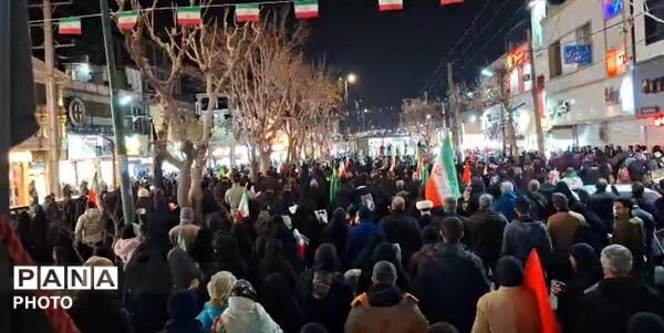 دوازدهمین راهپیمایی شهرستان فردیس به خونخواهی رهبر شهید و بیعت با رهبر جدید  