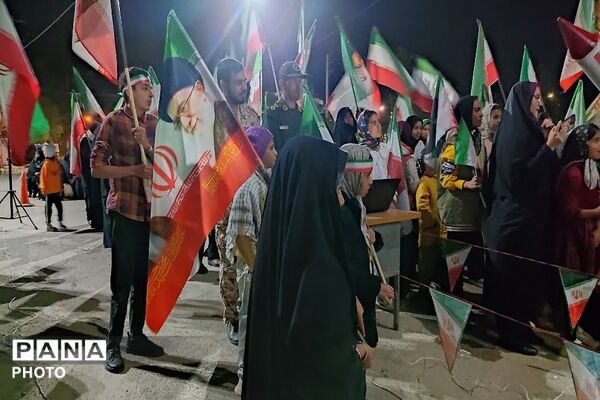 جوشش غیرت انقلابی مردم شهر بار در  اجتماعات شبانه