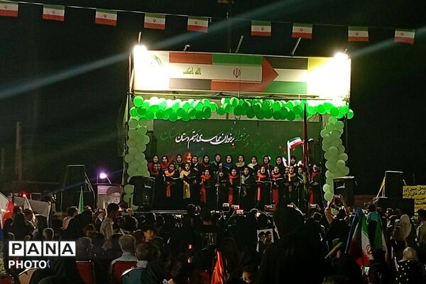 طنین عطر ولایت در میدان امام خامنه ای ورامین