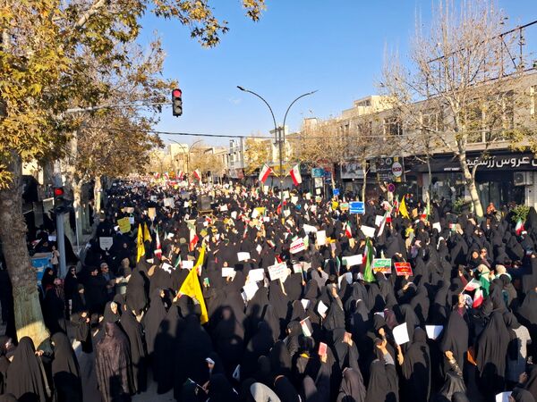 راهپیمایی میثاق با ولایت و محکوم نمودن اغتشاشات گروه های تروریستی در کاشمر