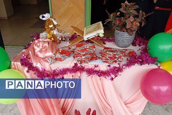 مراسم جشن ولادت حضرت معصومه (س) و روزدختر در دبیرستان حضرت ولیعصر (عج) ری یک
