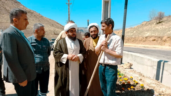 تجلیل از شهردار شهرستان مارگون به مناسب زیباسازی شهر