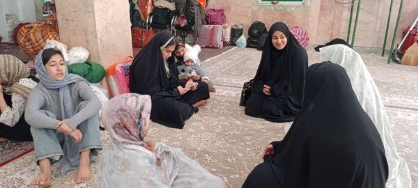 مراسم معنوی اعتکاف در مسجد جامع روستای نقاب خلیل آباد