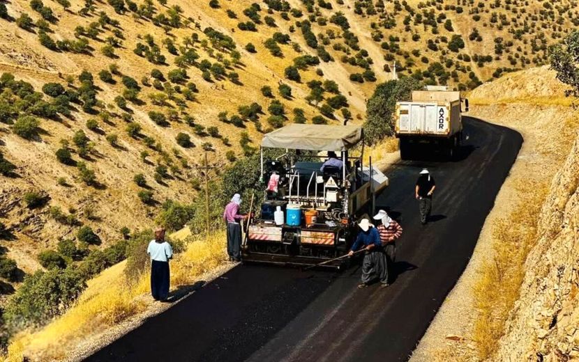 آسفالت و ایمن‌سازی راه‌های شهرستان جوانرود