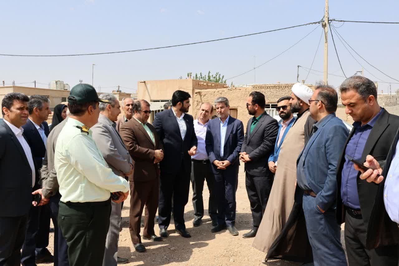 بازدید نماینده مجلس ۶ شهرستان استان خراسان شمالی از محل احداث موزه تاریخ جاجرم