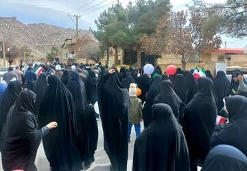 حضور پرشور مردم نیر در ۲۲ بهمن؛ نمایش وحدت و ایستادگی در برابر تهدیدها