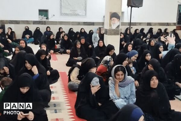 سوگواری مردم روستاهای شهر قلعه رئیسی در پی شهادت رهبر انقلاب