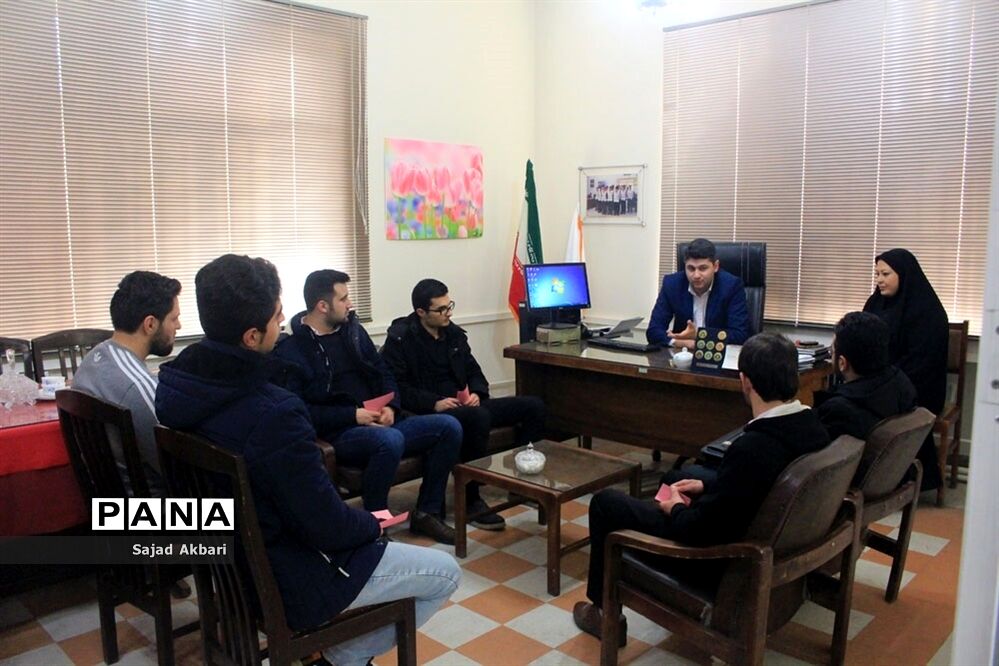 بازدید دانشجو معلمان دانشگاه فرهنگیان آذربایجان شرقی از سازمان دانش آموزی استان