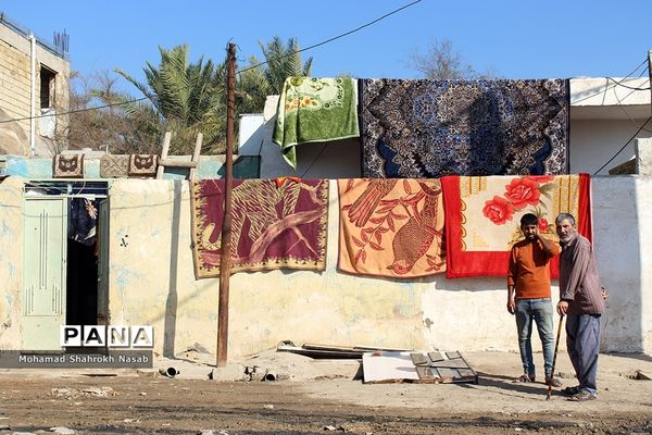 شهرستان کارون پس از باران