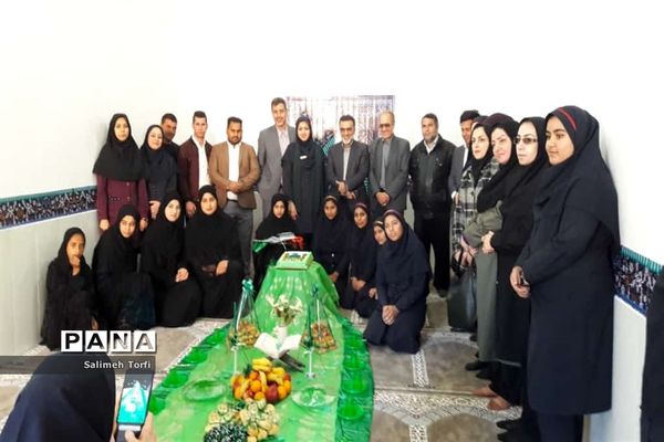 افتتاح نمازخانه آموزشگاه متوسطه طریق القدس ورضوان حمیدیه