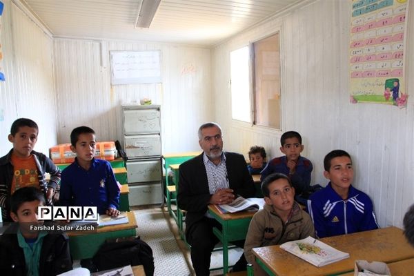 بازدید مدیرآموزش و پرورش عشایر خورستان از مدارس عشایری شهرستان باغملک