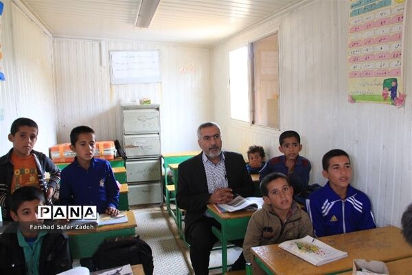 بازدید مدیرآموزش و پرورش عشایر خورستان از مدارس عشایری شهرستان باغملک