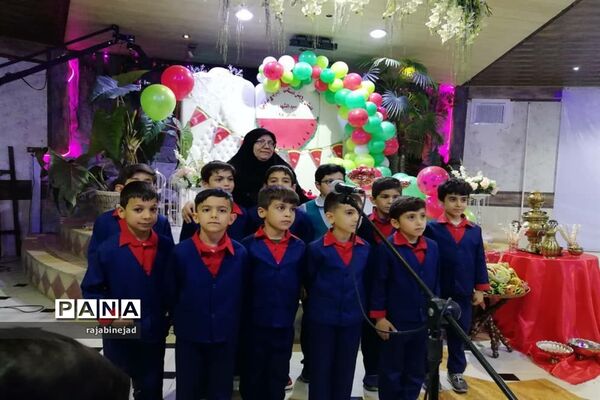 برگزاری جشن شب یلدا دبستان پسرانه سیدالشهدا ابرکوه