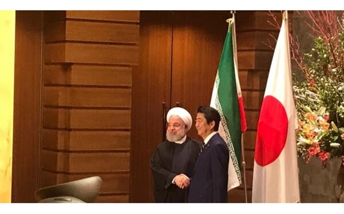استقبال رسمی نخست وزیر ژاپن از رئیس جمهوری ایران