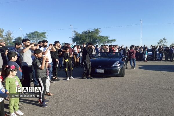 همایش اتومبیل رانی در جاده سد اندیمشک