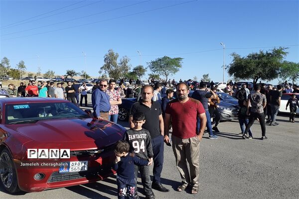 همایش اتومبیل رانی در جاده سد اندیمشک