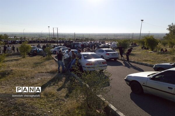 همایش اتومبیل رانی در جاده سد اندیمشک