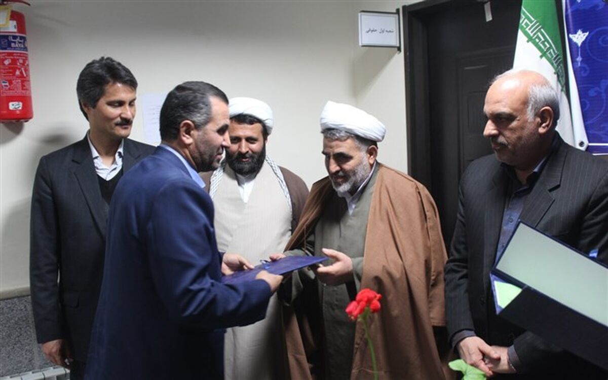 مراسم تکریم و معارفه ریاست دادگستری گلبهاربرگزارشد