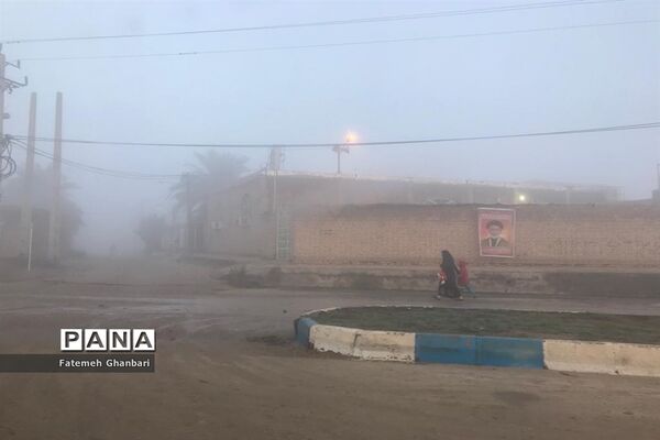 مه گرفتگی در شهرستان کارون