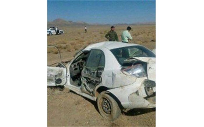 واژگونی خودرو در جاده بافق – بهاباد 2 مصدوم بر جای گذاشت