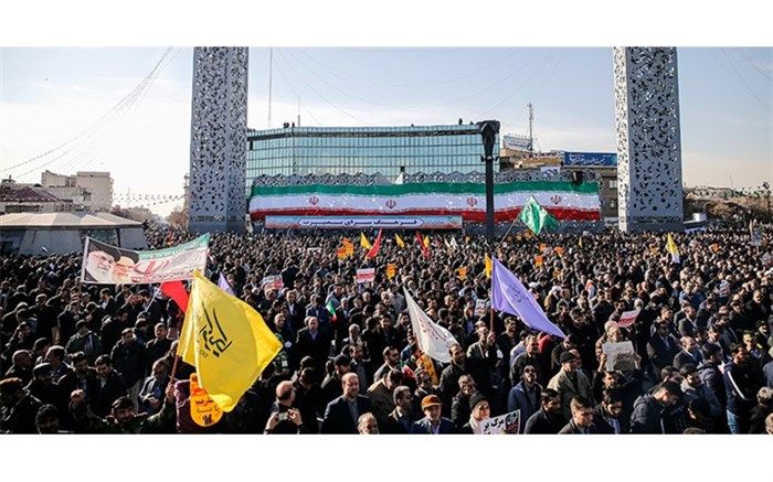 مراسم یوم‌الله «۹دی» در سراسر کشور برگزار شد