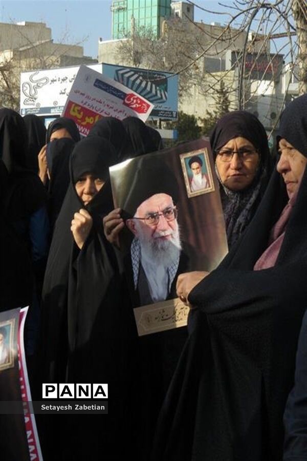 راهپیمایی شکوهمند 9 دی در خراسان شمالی