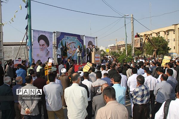 تجمع فرهنگیان استان به‌مناسبت یوم الله  ۹ دی