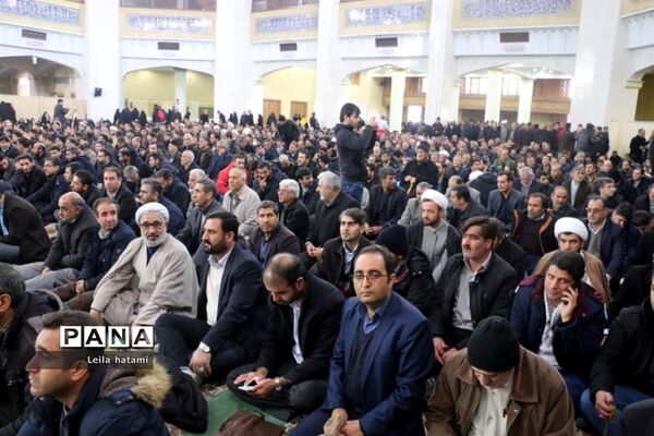 تجمع بزرگ مردم تبریز به مناسبت گرامیداشت حماسه ۹ دی