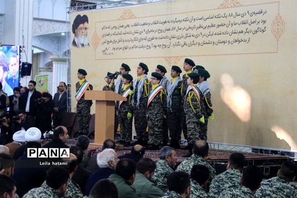 تجمع بزرگ مردم تبریز به مناسبت گرامیداشت حماسه ۹ دی