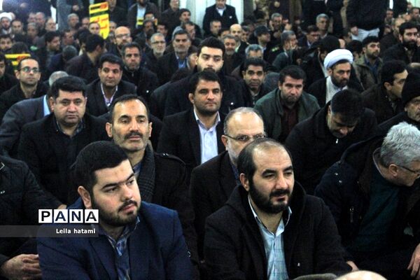 تجمع بزرگ مردم تبریز به مناسبت گرامیداشت حماسه ۹ دی