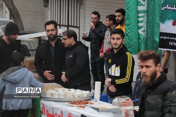 راهپیمایی مردم ولایتمدار منطقه 18 در پی شهادت سپهبد قاسم سلیمانی