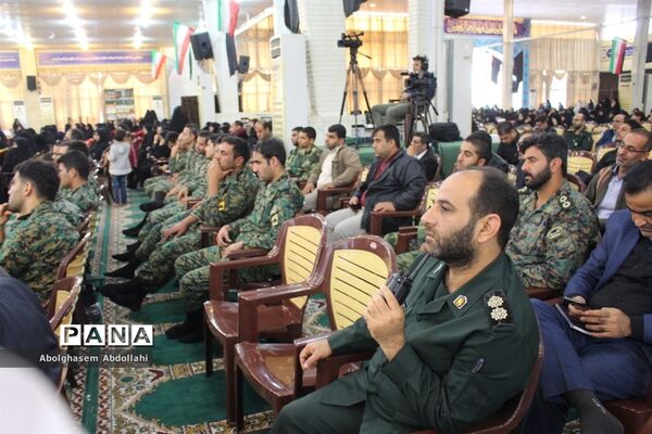 بزرگداشت شهادت سردار سپهبد حاج قاسم سلیمانی و اجلاسیه شهدای رسانه جنوب کشوردر بوشهر