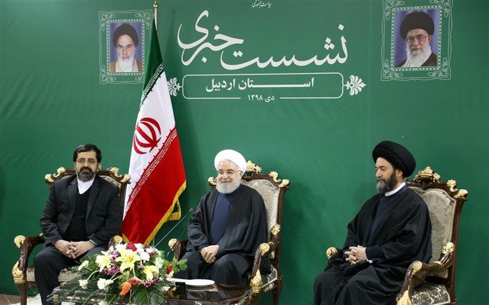 نشست خبری رئیس جمهور در پایان سفر به استان اردبیل