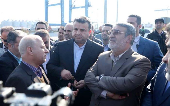 وزیر کشور از بندر امیرآباد بازید کرد