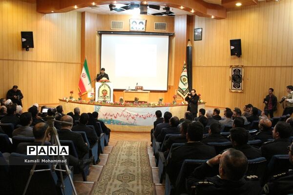 آیین تکریم و معارفه فرمانده انتظامی شهرستان محلات