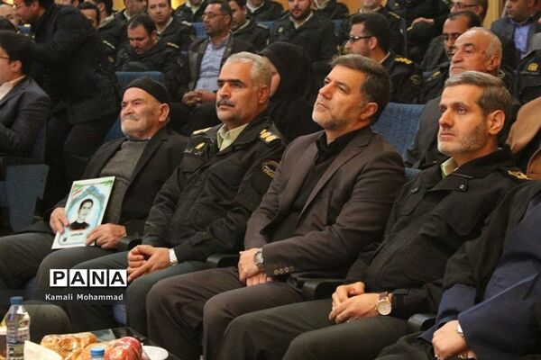 آیین تکریم و معارفه فرمانده انتظامی شهرستان محلات