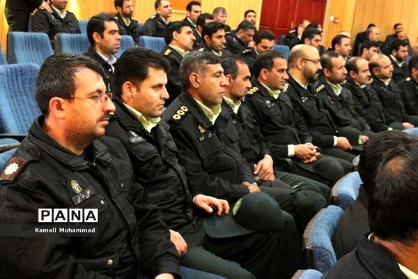 آیین تکریم و معارفه فرمانده انتظامی شهرستان محلات