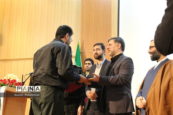 آیین تکریم و معارفه فرمانده انتظامی شهرستان محلات