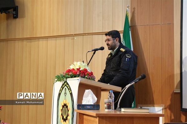 آیین تکریم و معارفه فرمانده انتظامی شهرستان محلات