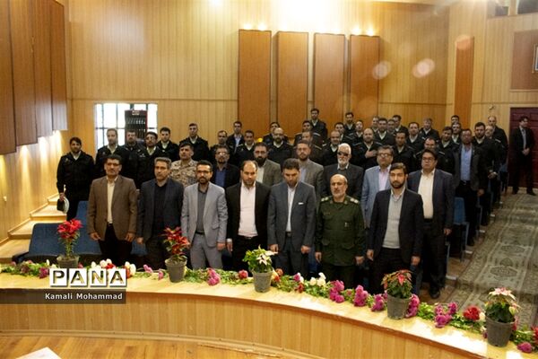 آیین تکریم و معارفه فرمانده انتظامی شهرستان محلات