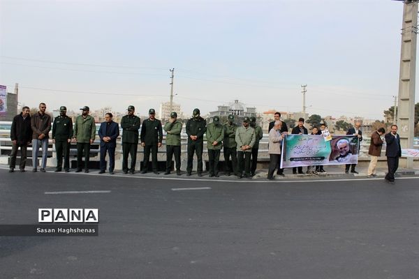 راهپیمایی مردم اسلامشهردرمحکومیت جنایت آمریکا و شهادت سردار سلیمانی