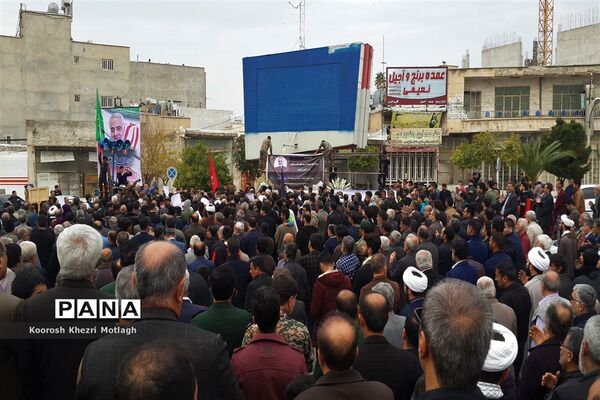 راهپیمایی ضد آمریکایی - صهیونیستی مردم شهرستان کازرون