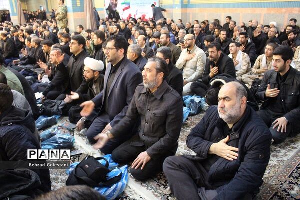 مراسم گرامیداشت شهید سپهبد قاسم سلیمانی در حسینیه ثارالله ارومیه