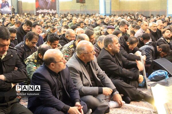 مراسم گرامیداشت شهید سپهبد قاسم سلیمانی در حسینیه ثارالله ارومیه