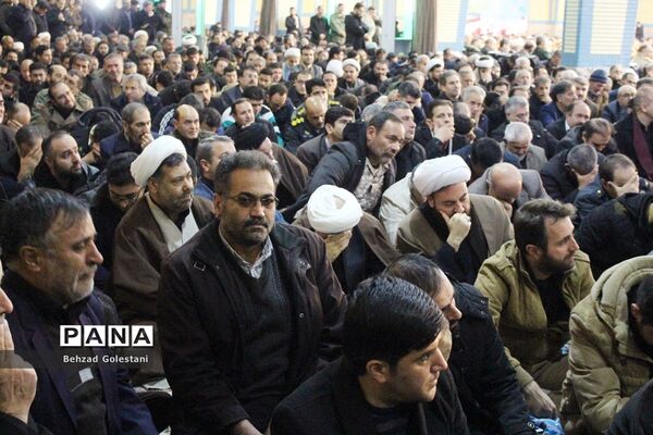 مراسم گرامیداشت شهید سپهبد قاسم سلیمانی در حسینیه ثارالله ارومیه
