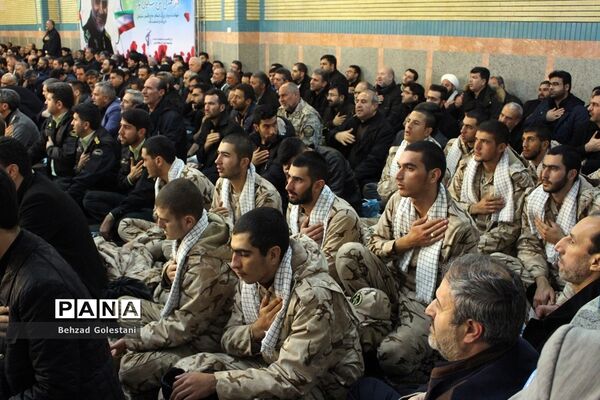 مراسم گرامیداشت شهید سپهبد قاسم سلیمانی در حسینیه ثارالله ارومیه