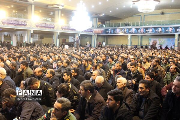 مراسم گرامیداشت شهید سپهبد قاسم سلیمانی در حسینیه ثارالله ارومیه