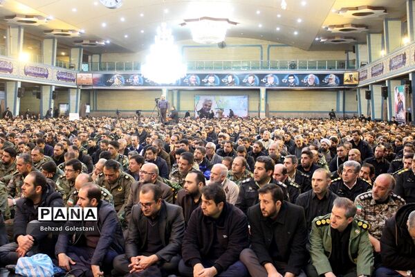 مراسم گرامیداشت شهید سپهبد قاسم سلیمانی در حسینیه ثارالله ارومیه