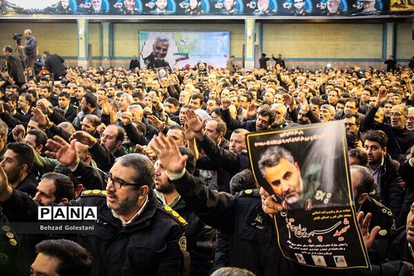 مراسم گرامیداشت شهید سپهبد قاسم سلیمانی در حسینیه ثارالله ارومیه